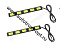 KS Фары светодиодные KS-185 COB, ходовые огни, COB, 5 диодов, черный корпус 153*4*18мм, 2 шт