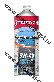 Масло моторное TOTACHI Premium Diesel 5W40 API CJ-4/SN (дизель, синт) 1л 