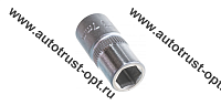 KINGTUL Головка 6-ти гран х  7 мм  1/4"  KT-52507 (аналог ДТ600057)