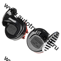 Сигнал звуковой УЛИТКА 12V SKYWAY d=90мм 110дБ  8A  063 сталь/пластик, компл. 2шт 