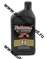 National 2-Cycle Outboard Oil, TC-W3  масло для 2х тактных двигателей лодочное 0,946л 