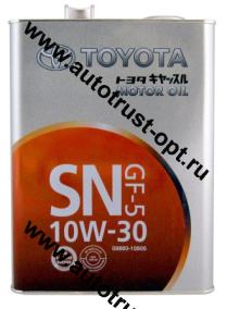 Toyota Motor Oil 10W30 SN/GF-5 (мин) 4л