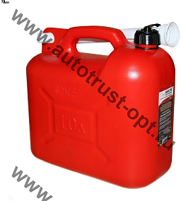 LION Канистра ГСМ 10 л (пласт.) красная