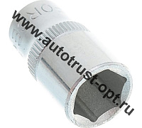 KINGTUL Головка 6-ти гран х 10 мм  1/4"  KT-52510 (аналог  ДТ600060)