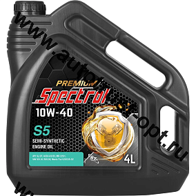 Масло моторное Spectrol PREMIUM S5 10W40 API SL/CF (универсальное, п/синт) 4л