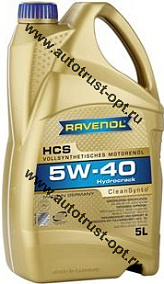 Ravenol HCS 5W40 SM/CF (г/крекинг) 5л