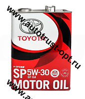 Масло моторное Toyota Motor Oil 5W30 API SP/GF-6A (бензин, синт) 4л