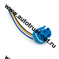 Колодка соединительная автолампы HB5/9007/9004 (в сборе с обмеднен.проводами 1,0 мм кв.)