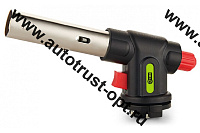 ON Горелка газовая с пьезорозжигом,10-02-007 цанговый захват, широкое сопло, 15х6,5х4см