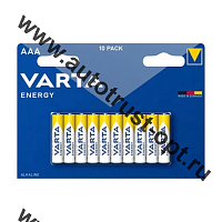 Батарейка VARTA LR03/10BL ENERGY 4103  1 шт (на блист. 10 шт)