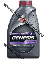 Масло моторное Лукойл GENESIS UNIVERSAL 5W30 API SL/CF, A5/B5 (универсальное, п/синт) 1л