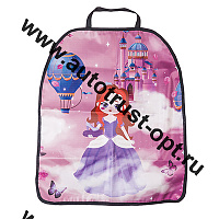 SKYWAY Защита спинки сиденья ПВХ Frontlit  60*50см Принцесса