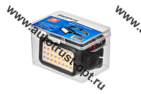 FOCUSray Фонарь налобный акку 18650 1200 мАН, 3,7V, встроенный, индикатор заряда 16 диодов