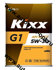 KIXX G1 5W-40 SP/GX7 4л TIN /Моторное синтетическое масло для бензиновых двигателей 