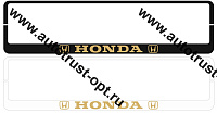 Рамка еврокнижка "Honda" белая (рельеф,золото) РЕ 02 01 00 (1.180Р)