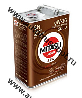 Масло моторное MITASU GOLD HYBRID SN  0W-16  4л синтетическое для бенз. двигателей  MJ-106/4