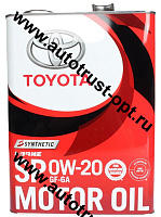 Toyota Motor Oil  0W20 SP/GF-6A 4л