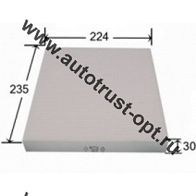 KITTO Фильтр салонный AC-881C/АC-806  (УГОЛЬНЫЙ)