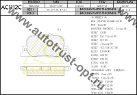ANCHI Тормозные колодки AC1112C/ AN-604K, PN-1431  PF-1431