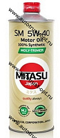 Масло моторное MITASU MOLY-TRIMER SM/CF 5W-40  1л синтетическое для бензиновых двигателей MJ-M12/1
