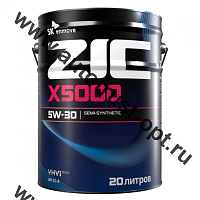 Масло моторное ZIC X5000 5W30 API CI-4 (дизель, п/синт) 20л
