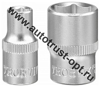 THORVIK Головка торцевая 1/4" DR 13 мм 