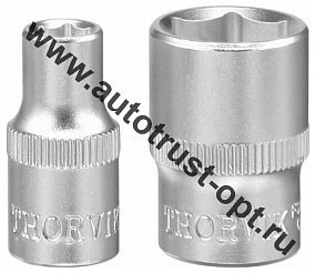 THORVIK Головка торцевая 1/4" DR 13 мм 