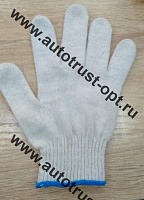Перчатки х/б белые тонкие