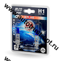 AVS Галогенная лампа ATLAS / 3000К/ H1.24V.70W.блистер-2шт.																