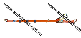 DOLEZYCH DoZurr 3000 Стяжной ремень 3-pkt/2-хкомп/крюк проф/натяж станд/фиксатор пласт/ 3 м /5%