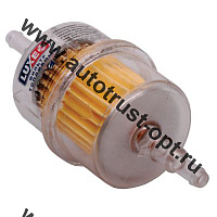 Фильтр очистки топлива LUXE LX-01-T/GB-206 прямоточный (для карбюраторных двигателей) ФТО