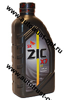 Масло моторное ZIC  X7  LS 10W40  SN/CF, ACEA C3  1л (универсальная синтетика)