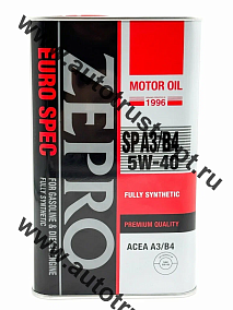 Масло моторное ZEPRO EURO SPEC F-S 5W40 SP A3/B4 1л синтетическое