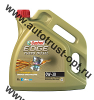 Castrol EDGE Turbo Diesel 0W30 SN/CF Titanium FST (синт) 4л 