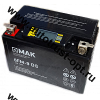 АКБ Мото "MAK"  12V 9а/ч  6FM-9 DS-iGEL (150х87х105 мм)
