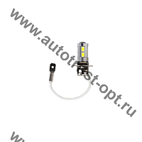Светодиод 24V H3 10SMD 5WPk22s WHITE LENS ULTRA 360 A-12-24 Маяк