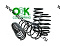 Пружина OBK C4T-22012 (R) Toyota Mark X, GRX120, GRX121