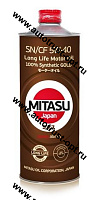 Масло моторное MITASU GOLD LL SN/CF  5W40  1л синтетическое универсальное MJ107/1