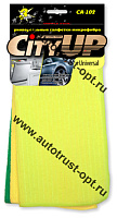 City Up Набор салфеток из микрофибры 30х30  (в упаковке 3 шт, CA-102) 