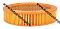 Фильтр воздушный LUXE LX-2101-B (аналог NF4001) ВАЗ (2101-1109100) круглый
