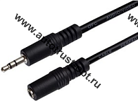 PERFEO Кабель Jack 3.5 мм вилка - Jack 3.5 мм розетка, длина 3 м ( J2202 )