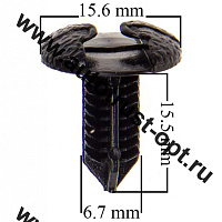 Клипса SKYWAY  S05601231 для внутренней обшивки декоративная нажимная 6,0х12,2х20,3мм  