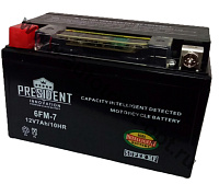 АКБ Мото PRESIDENT INNOVATION 12V  7Ah 6FM-7 IGEL (148*85*94)