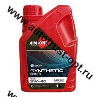 AIM-ONE Fully Synthetic Engine Oil 5W40 1л (синт) SP/GF-5