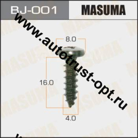 MASUMA Саморез 4х16мм (набор 20шт) BJ-001