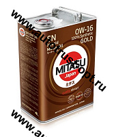 Масло моторное MITASU GOLD HYBRID SN  0W-16  4л синтетическое для бенз. двигателей  MJ-106/4