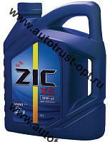 Масло моторное Zic X5 Diesel  10W40  CI-4/SL (дизель, п/синт)  4л