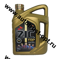 Масло моторное ZIC TOP 0w20  4л, синтетическое, API SN+, ACEA С5, универсальное