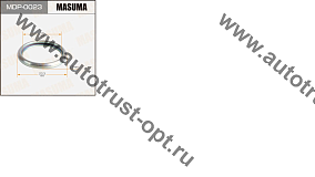 MDP-0023 Шайба (прокладка) для болта маслосливного, SUBARU 16*20.3*2.2 Masuma