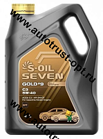 S-OIL  GOLD #9 C3 SN/CF 5W40 Fully Synthetic ( DPF ) 4л